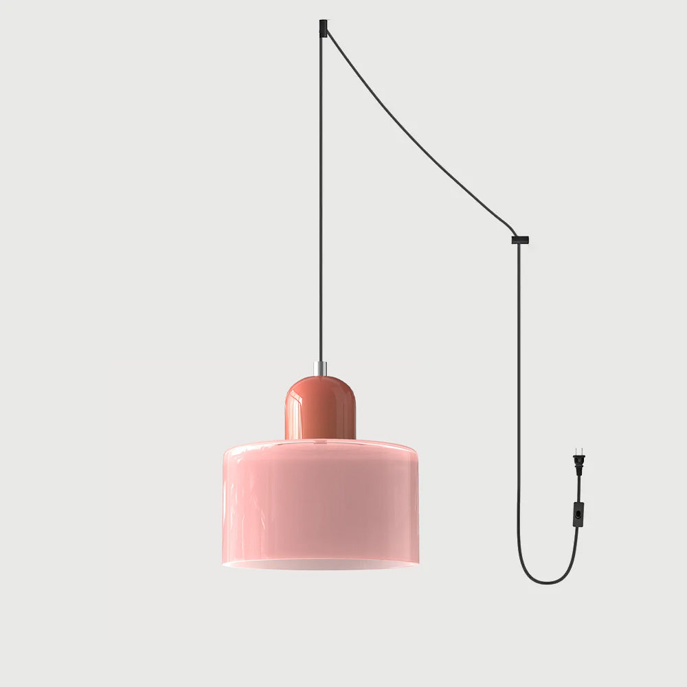Bauhaus Collection | Round Glass Pendant Light with Soft Diffused Glow | Minimalist Design for Elegant Kitchen Lighting 69