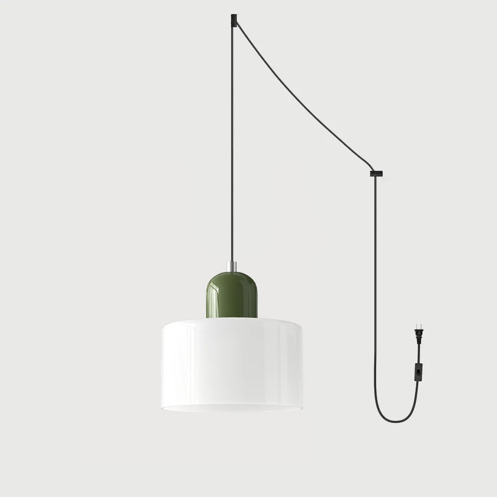 Bauhaus Collection | Round Glass Pendant Light with Soft Diffused Glow | Minimalist Design for Elegant Kitchen Lighting 72