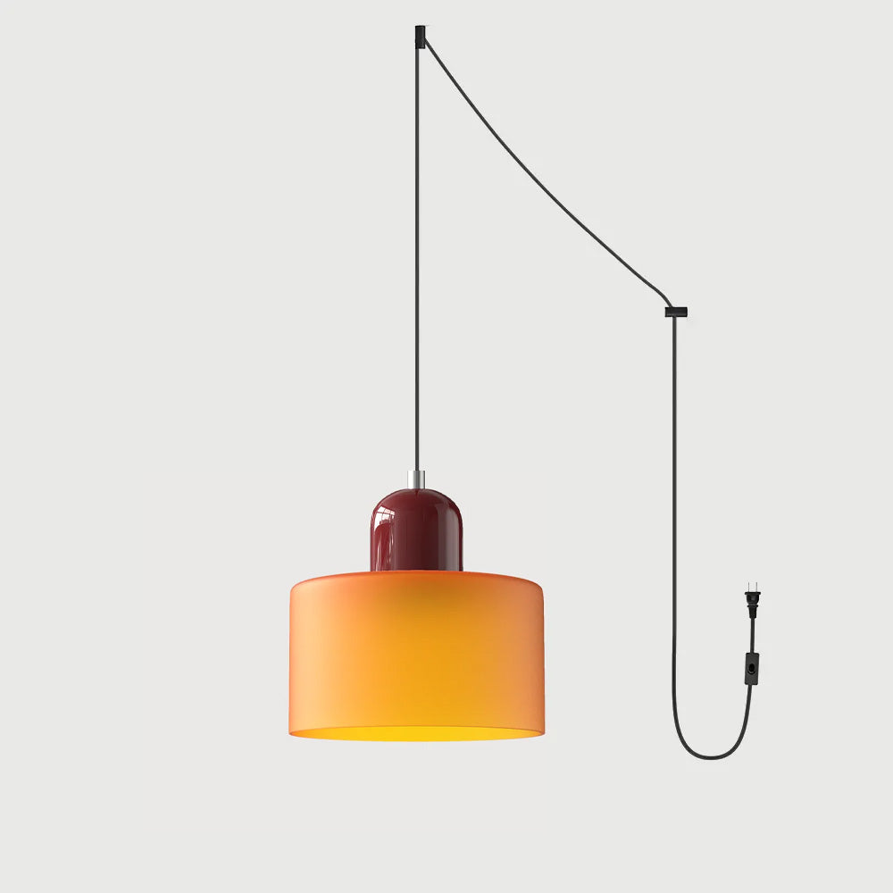 Bauhaus Collection | Round Glass Pendant Light with Soft Diffused Glow | Minimalist Design for Elegant Kitchen Lighting 78