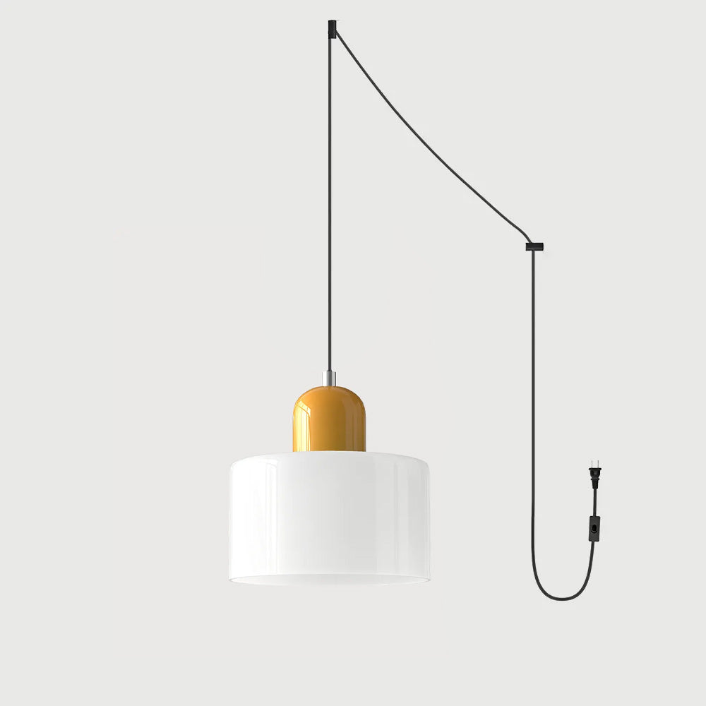Bauhaus Collection | Round Glass Pendant Light with Soft Diffused Glow | Minimalist Design for Elegant Kitchen Lighting 9