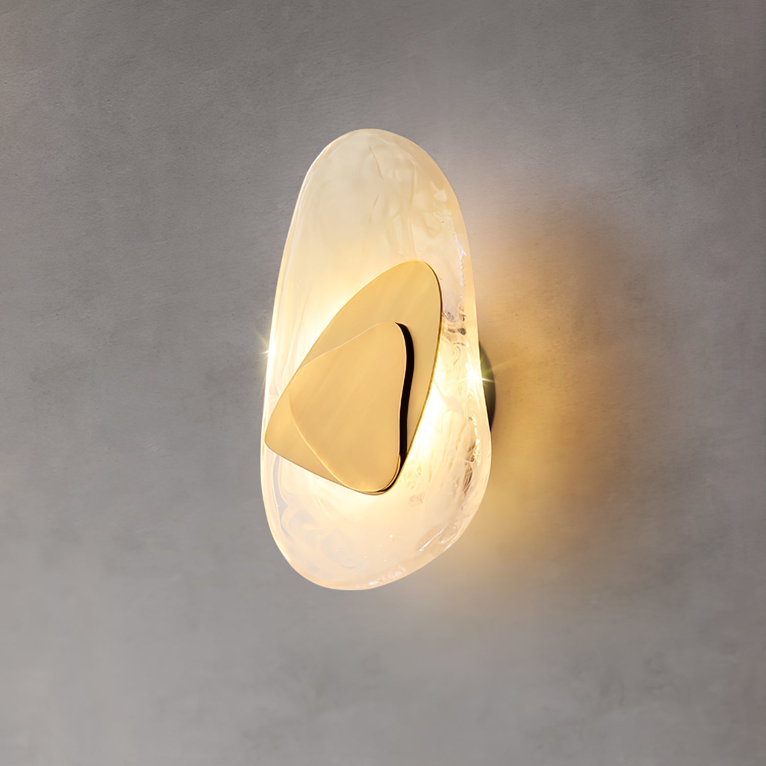Beatrice | Black Glass Wall Lamp with Sculpted Design | Modern Elegance for Bedrooms and Living Rooms 7