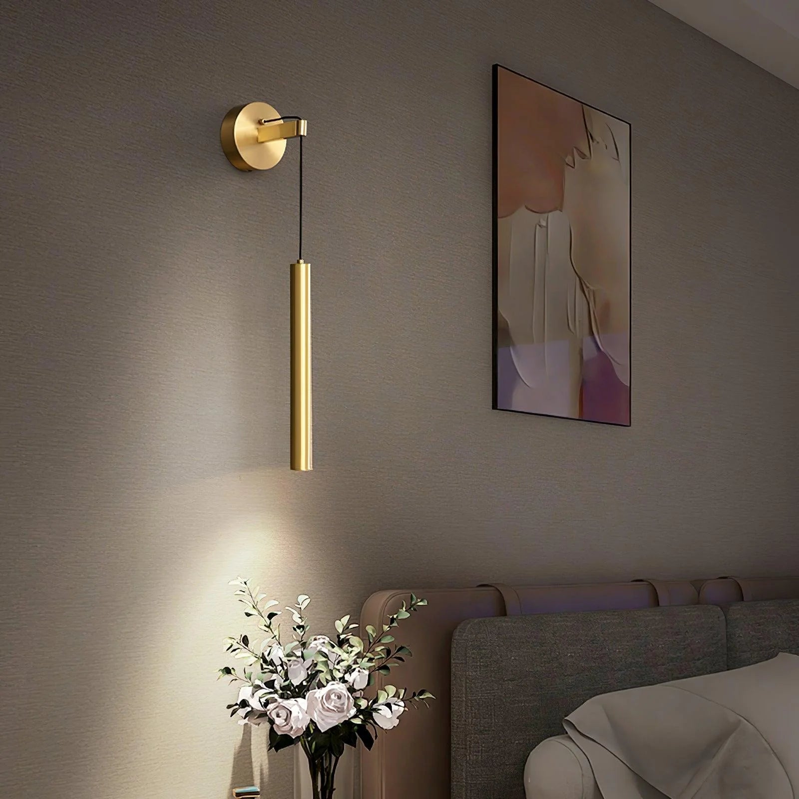Edge Advanced Metal Brass Wall Lamp Bedroom Bathroom