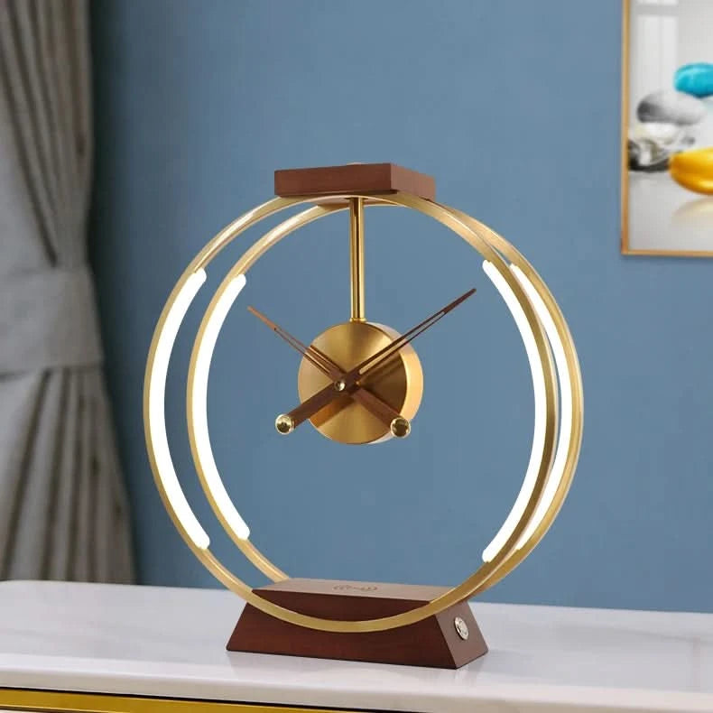 ClockCharge lamp charging a phone