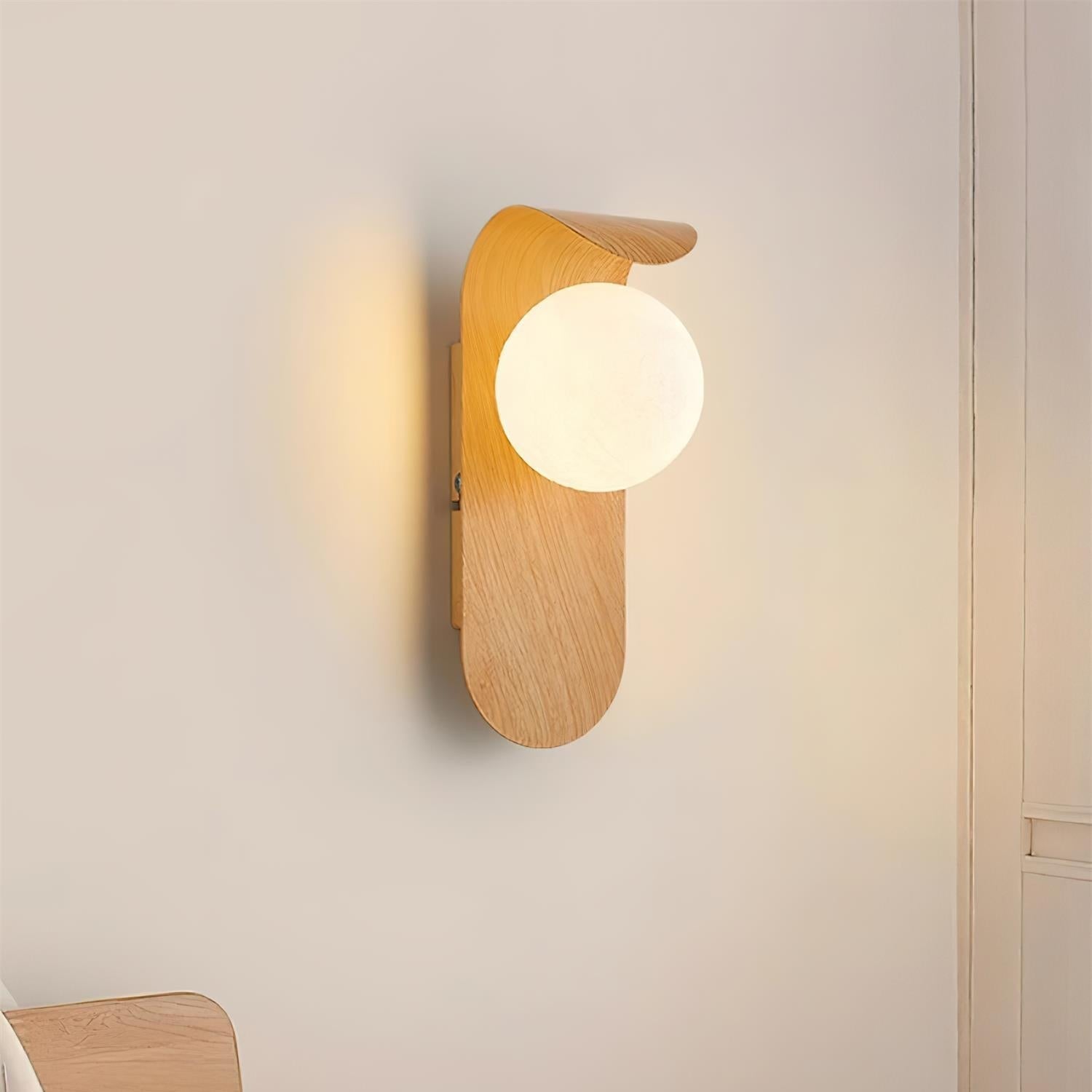 Carlyle Frosted Globe Wall Sconce | 2 Colours