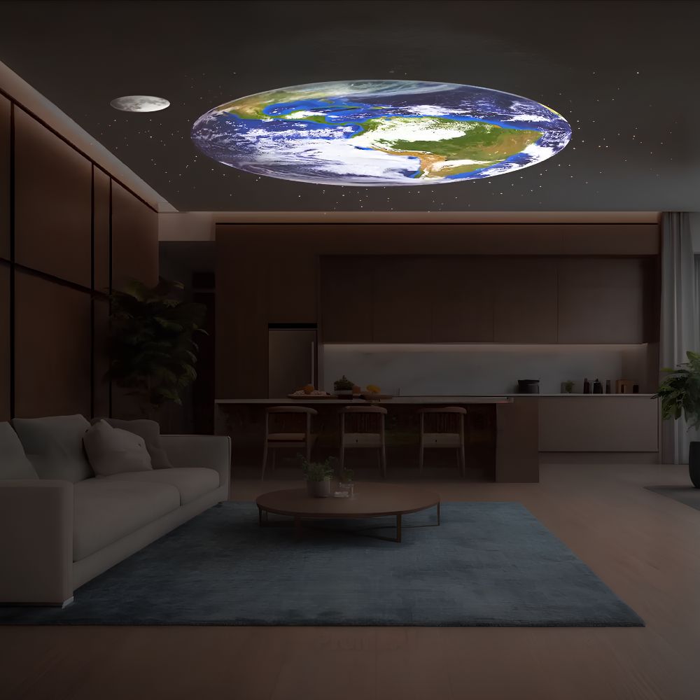 Celestial Glow | Moon Projection Lamp with Timer Feature | Transform Any Room into a Starry Sanctuary 3