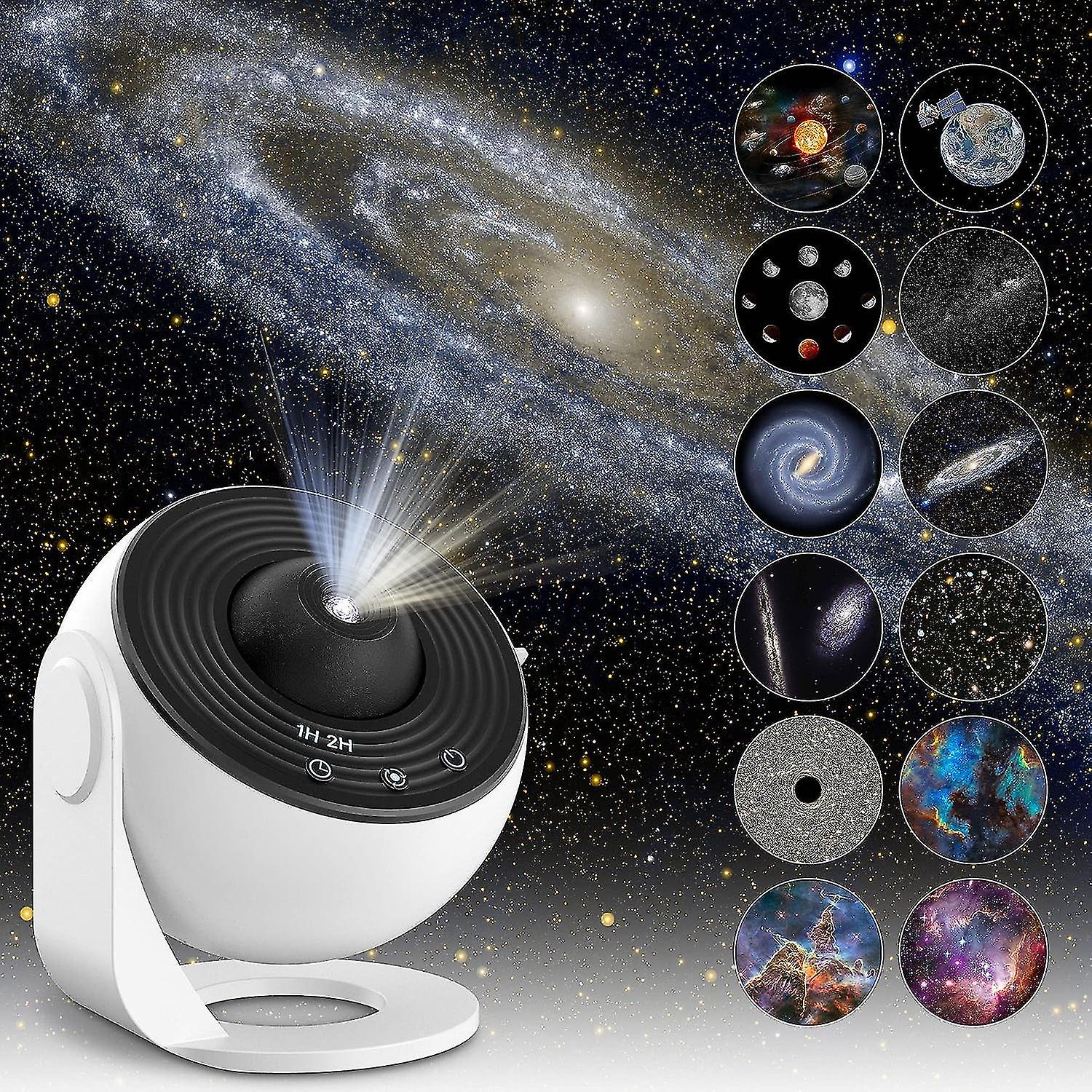 Celestial Glow | Moon Projection Lamp with Timer Feature | Transform Any Room into a Starry Sanctuary 4