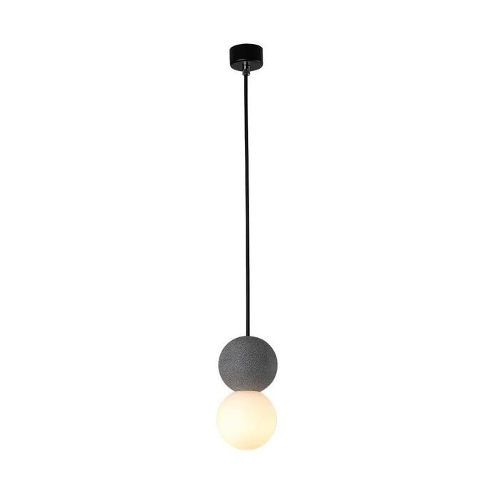 Cement Bowl Pendant Lamp with Opal Glass Shade | Stylish Pendant Lighting for Elegant Home Decor 0
