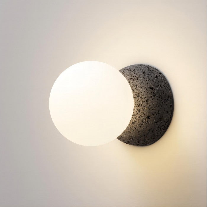 Cement Bowl Pendant Lamp with Opal Glass Shade | Stylish Pendant Lighting for Elegant Home Decor 3