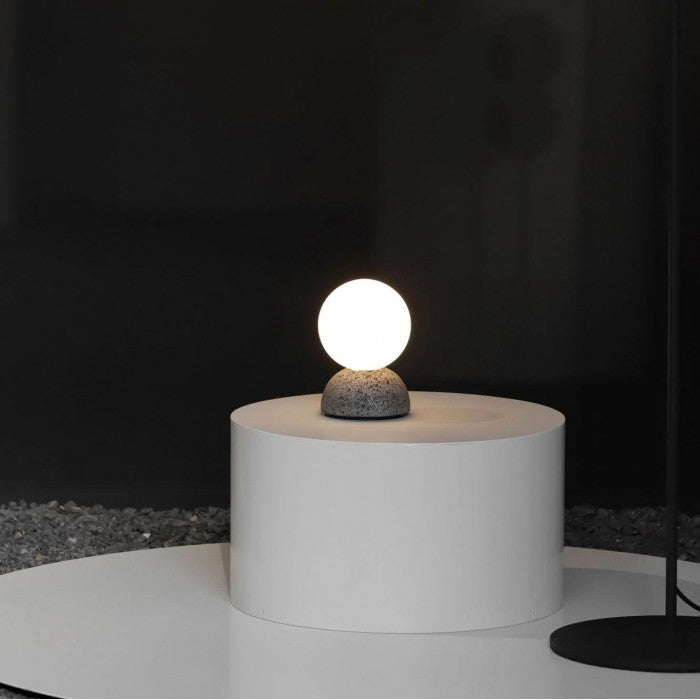 Cement Bowl Pendant Lamp with Opal Glass Shade | Stylish Pendant Lighting for Elegant Home Decor 5