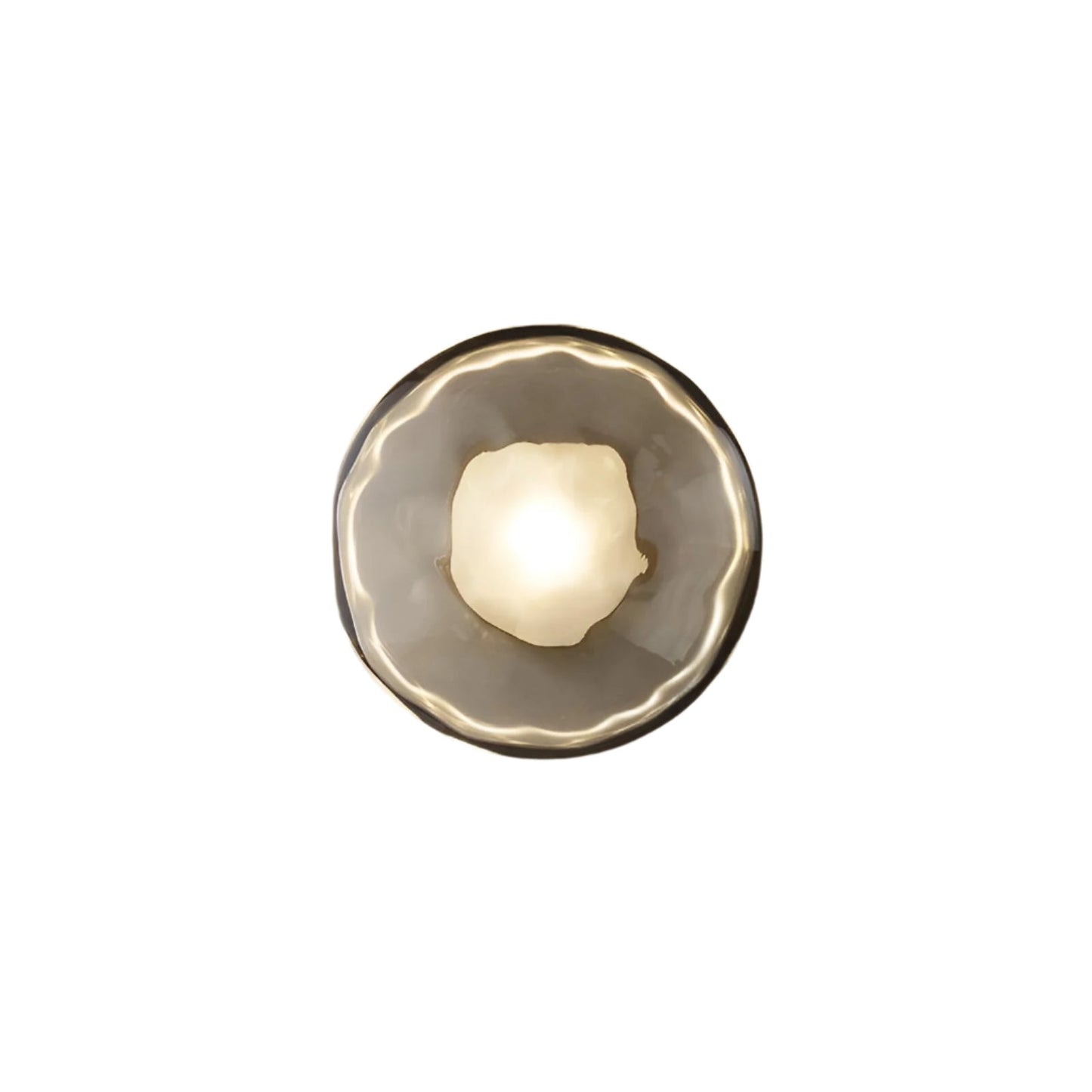 Ceto Collection | Wall Light with Ripple-Textured Glass | Minimalist Sconce for Soft Illumination 16