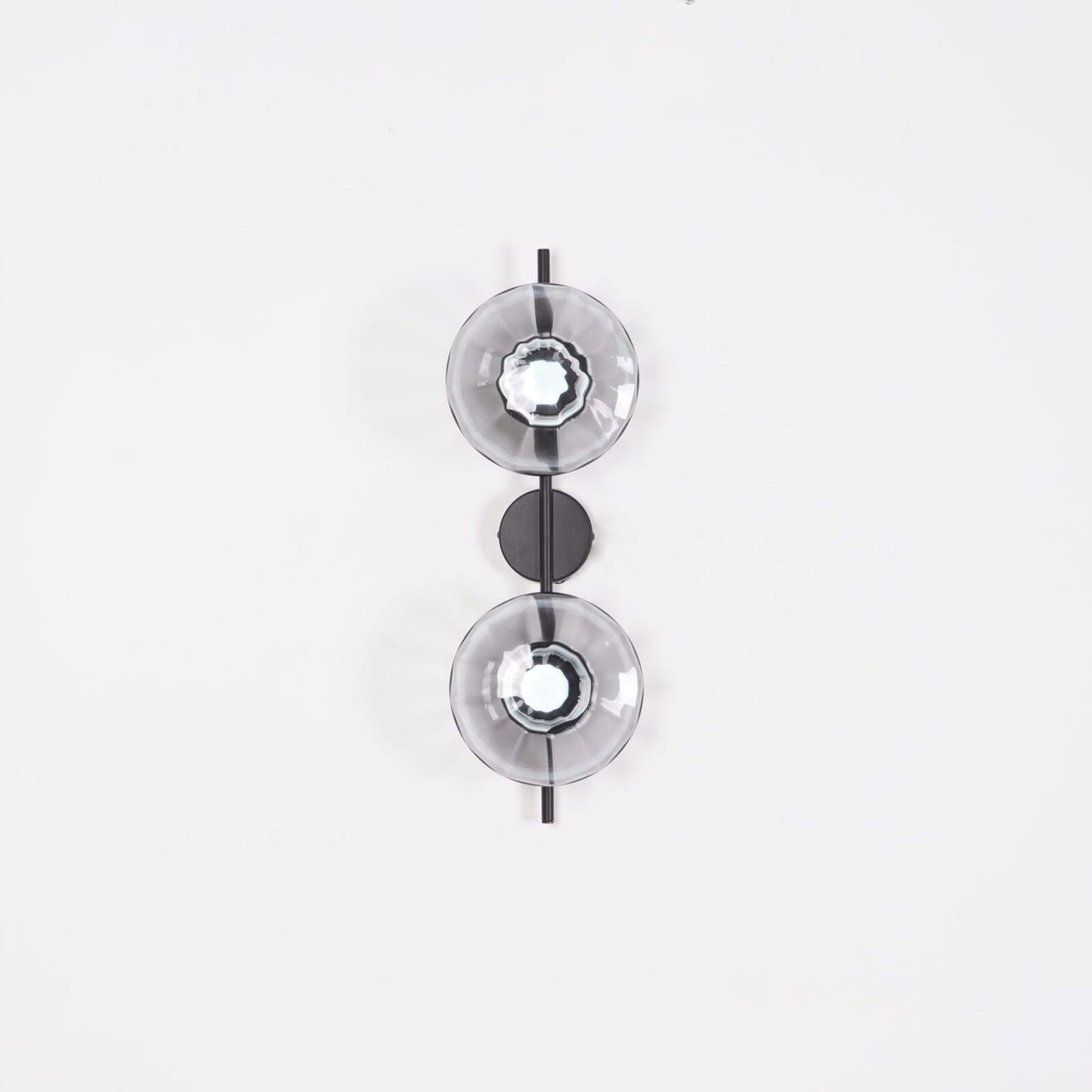 Ceto Collection | Wall Light with Ripple-Textured Glass | Minimalist Sconce for Soft Illumination 7