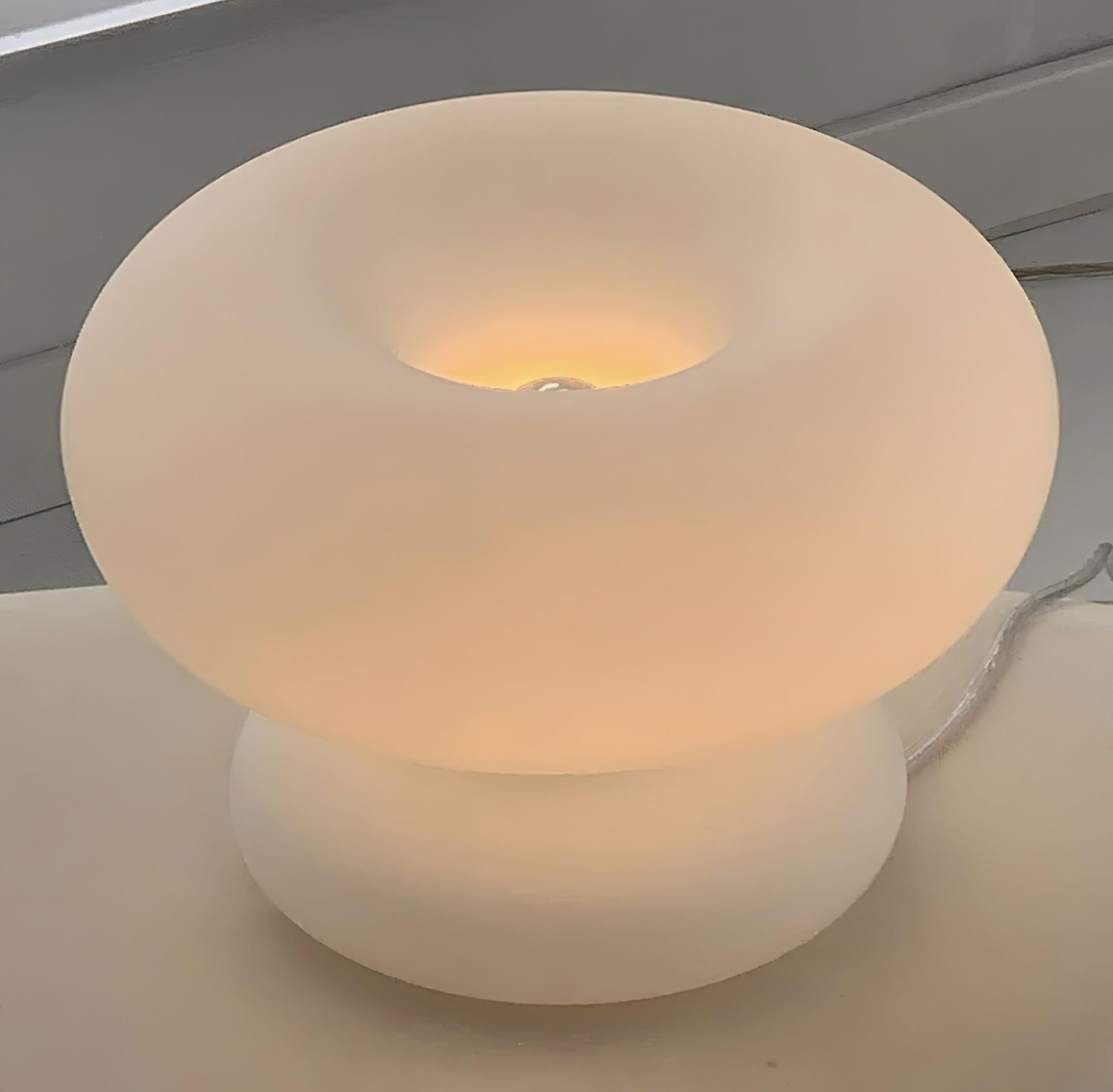 Donut Table Lamp | Metal & Glass | Soft Light