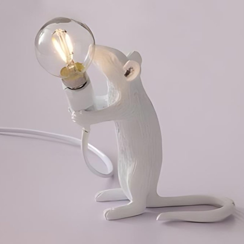Charming Mouse Table Lamp with LED Light Bulb | Adorable Home Decor for Warm Ambiance 6