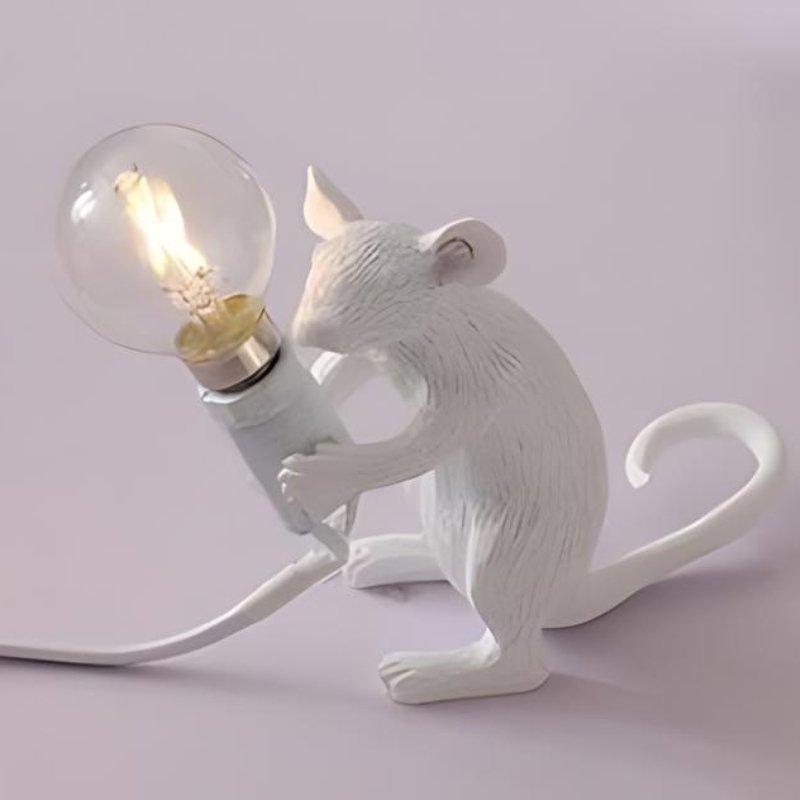Charming Mouse Table Lamp with LED Light Bulb | Adorable Home Decor for Warm Ambiance 7