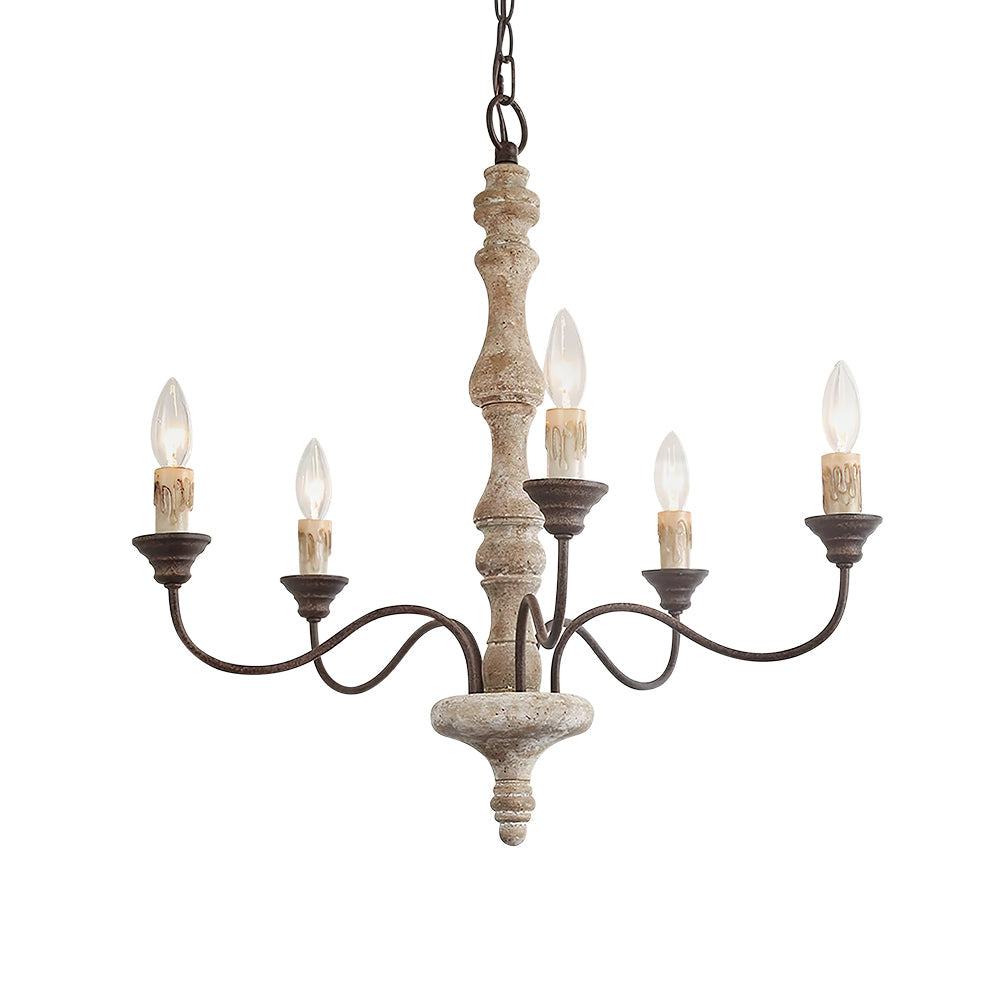 Farmhouse Candle Chandelier | 2 Colours