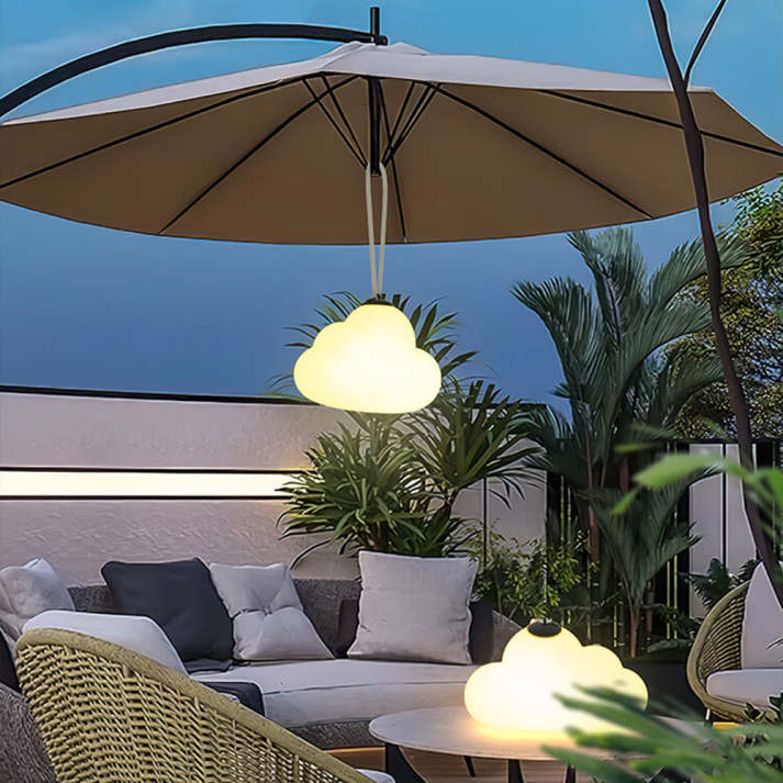 Cloud Design | LED Hanging Lamp with Waterproof Feature | Modern Aesthetic for Outdoor Spaces 1