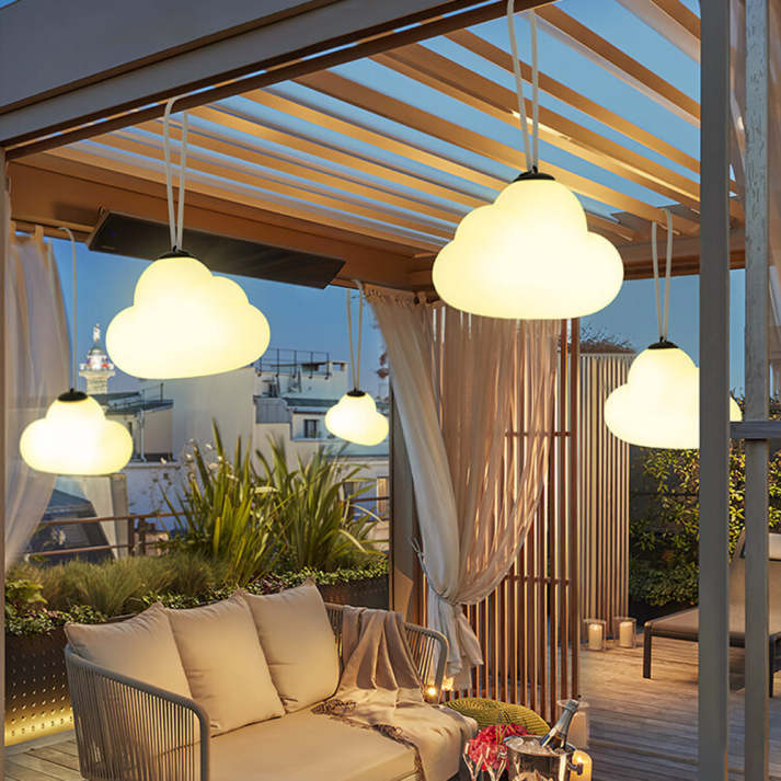 Cloud Design | LED Hanging Lamp with Waterproof Feature | Modern Aesthetic for Outdoor Spaces 3