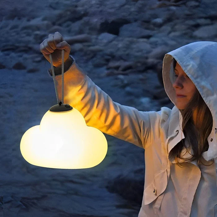 Cloud Design | LED Hanging Lamp with Waterproof Feature | Modern Aesthetic for Outdoor Spaces 4
