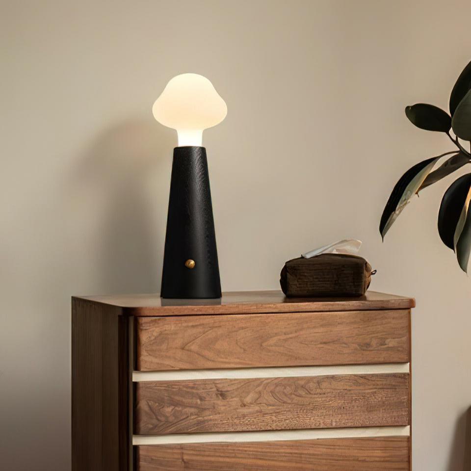 Cloudlet Collection | Table Lamp with Integrated LED Light | Elegant Design for Tranquil Bedroom Ambiance 1