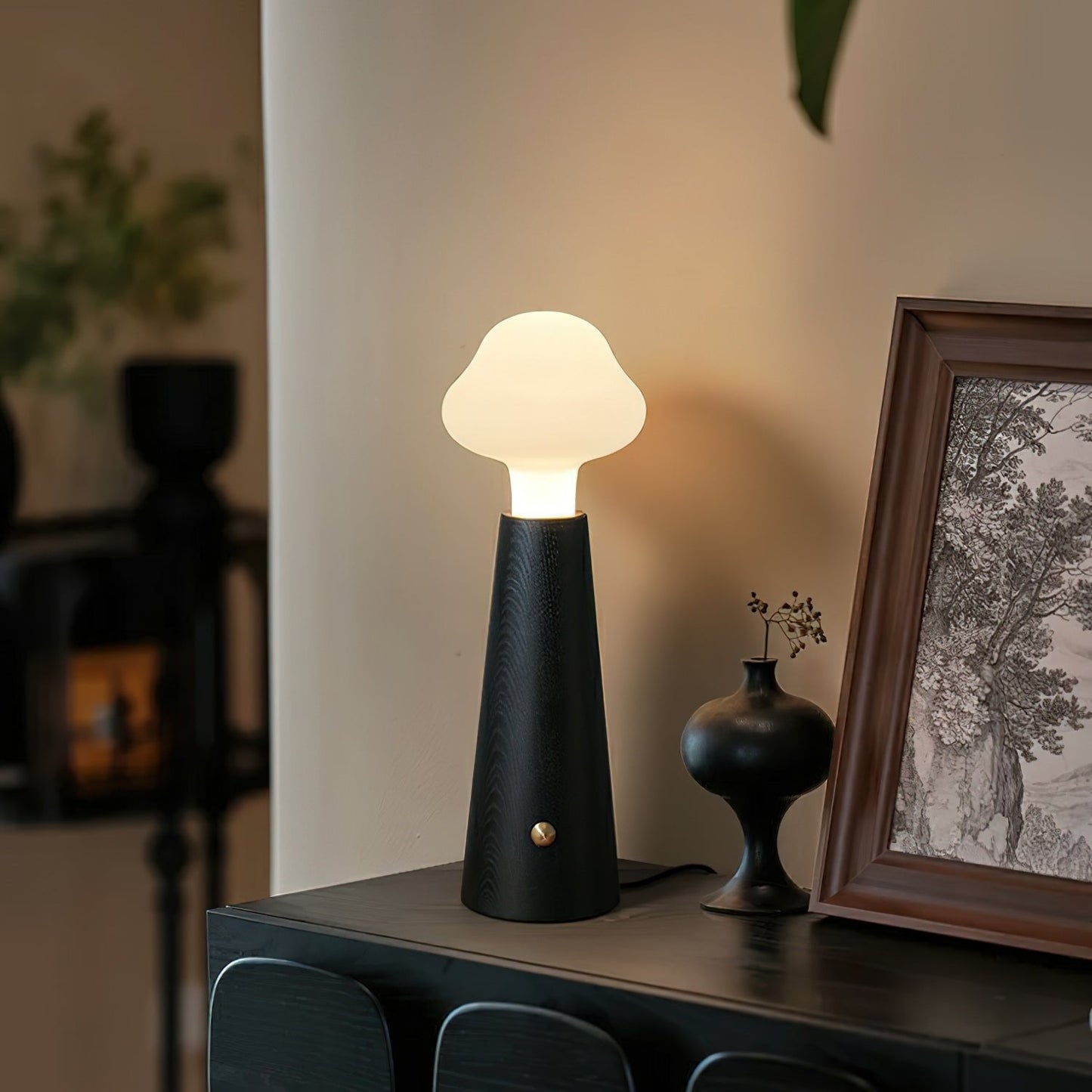 Cloudlet Collection | Table Lamp with Integrated LED Light | Elegant Design for Tranquil Bedroom Ambiance 6