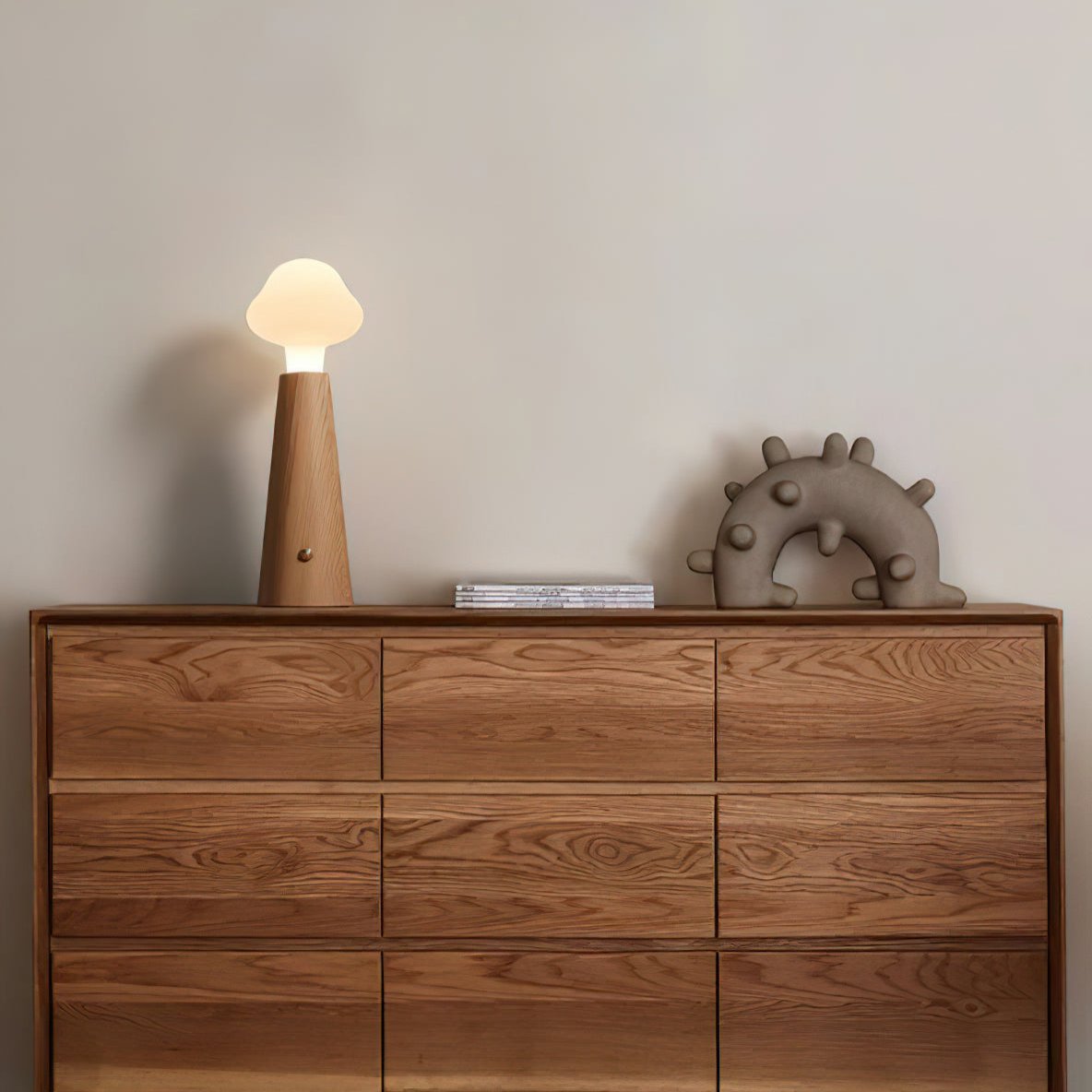 Cloudlet Collection | Table Lamp with Integrated LED Light | Elegant Design for Tranquil Bedroom Ambiance 8