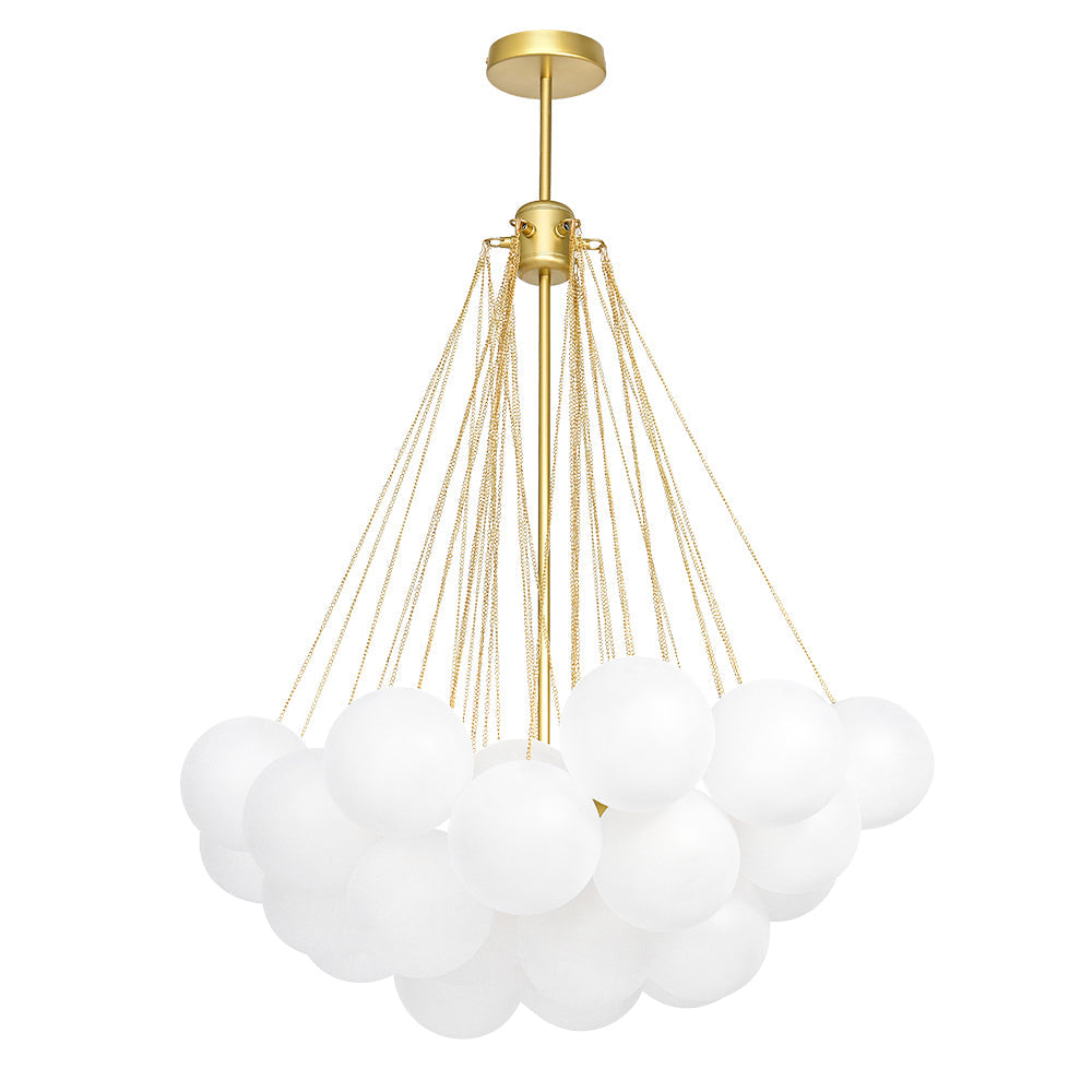 Contemporary Glass Bubble Chandelier Light