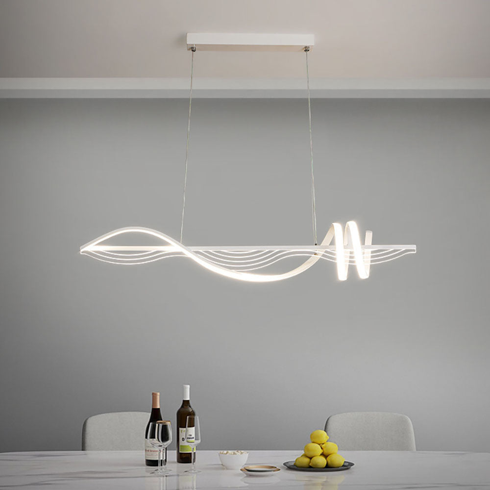 Contemporary Black Pendant Light with Dimmable Feature | Stylish Design for Elegant Interiors 0