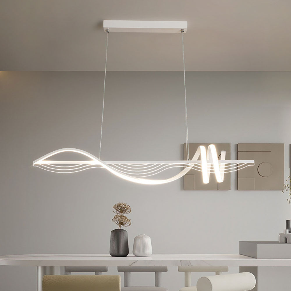 Contemporary Black Pendant Light with Dimmable Feature | Stylish Design for Elegant Interiors 2