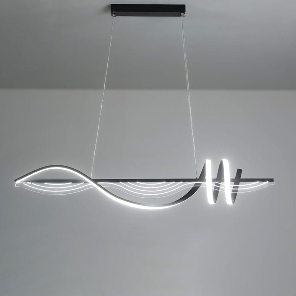 Contemporary Black Pendant Light with Dimmable Feature | Stylish Design for Elegant Interiors 7