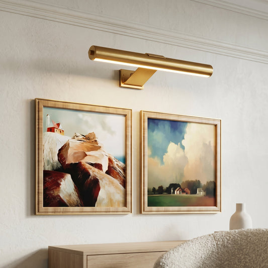 Cordless Battery Operated Picture Light with Adjustable LED | Wireless Design for Stunning Artwork Display 0