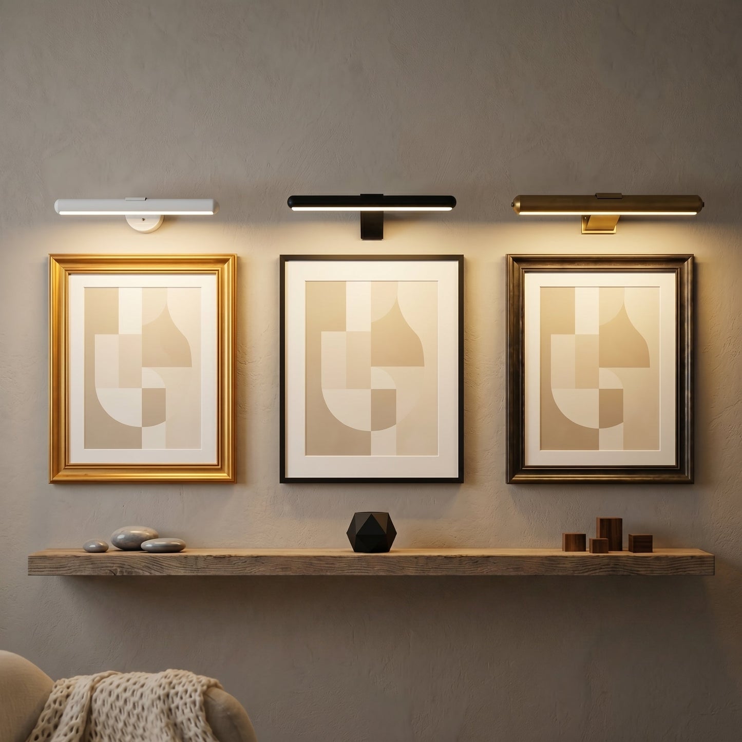 Cordless Battery Operated Picture Light with Adjustable LED | Wireless Design for Stunning Artwork Display 1