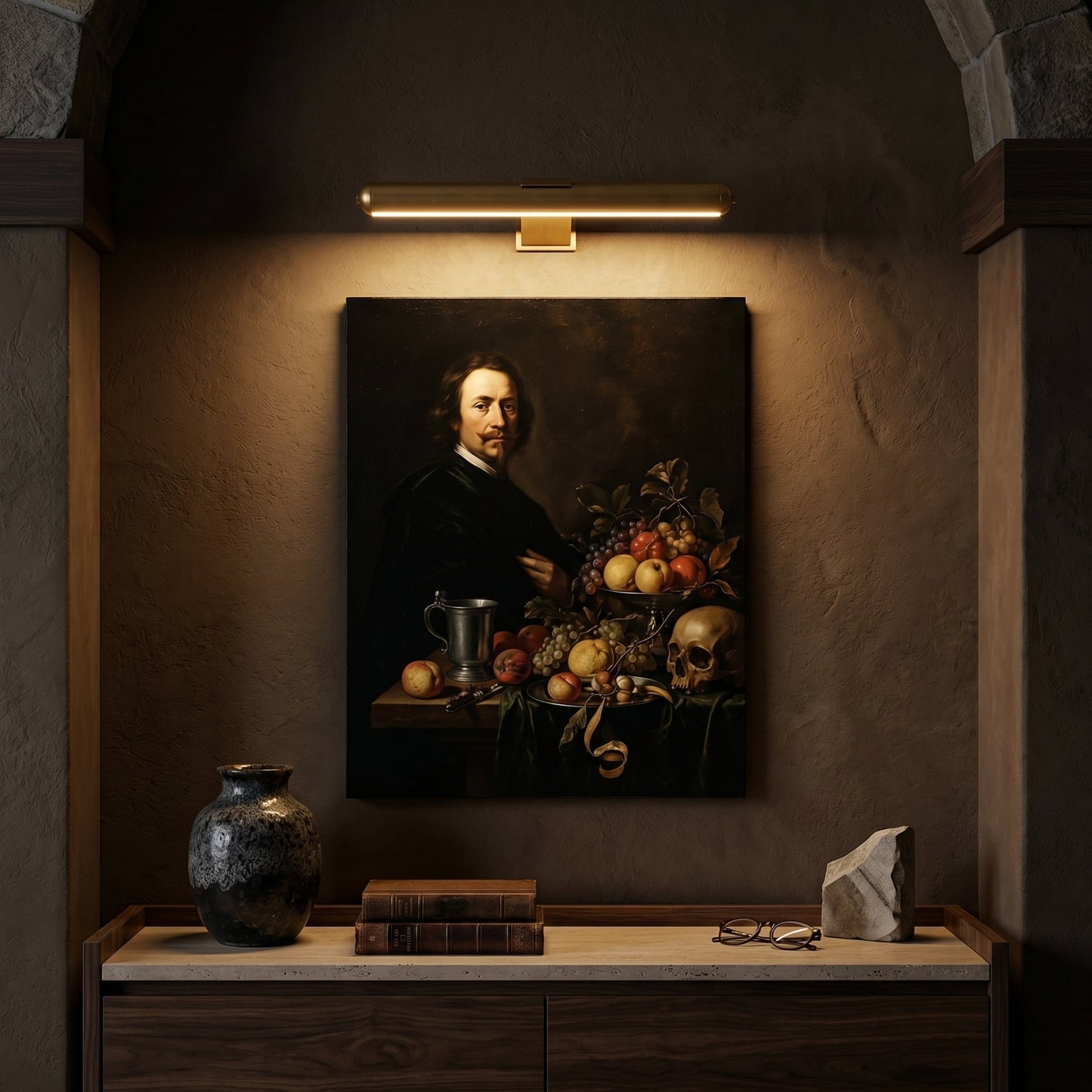 Cordless Battery Operated Picture Light with Adjustable LED | Wireless Design for Stunning Artwork Display 2