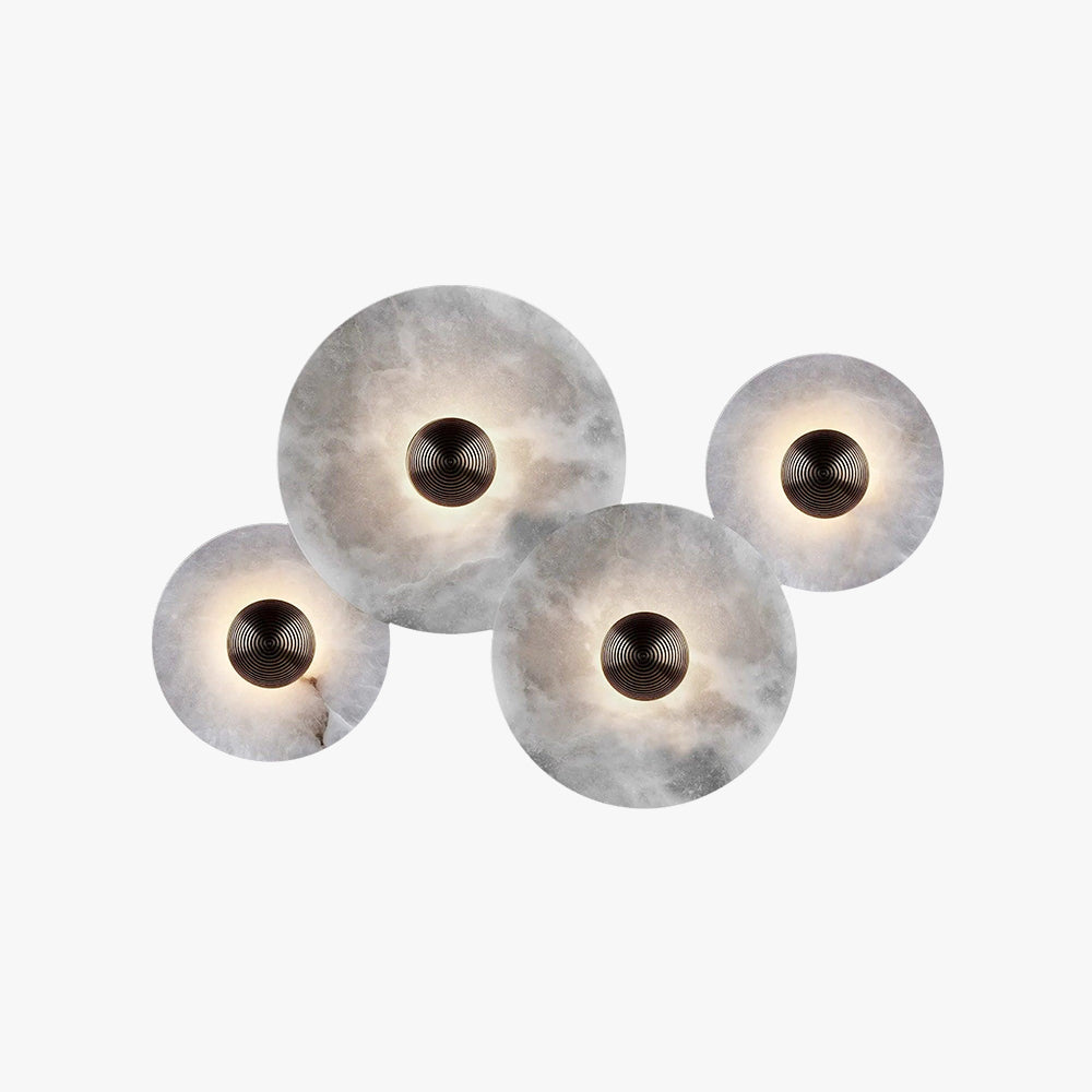 Cryn Collection | Wall Lamp with Sculptural Alabaster Design | Soft Glow for Modern Indoor Spaces 1