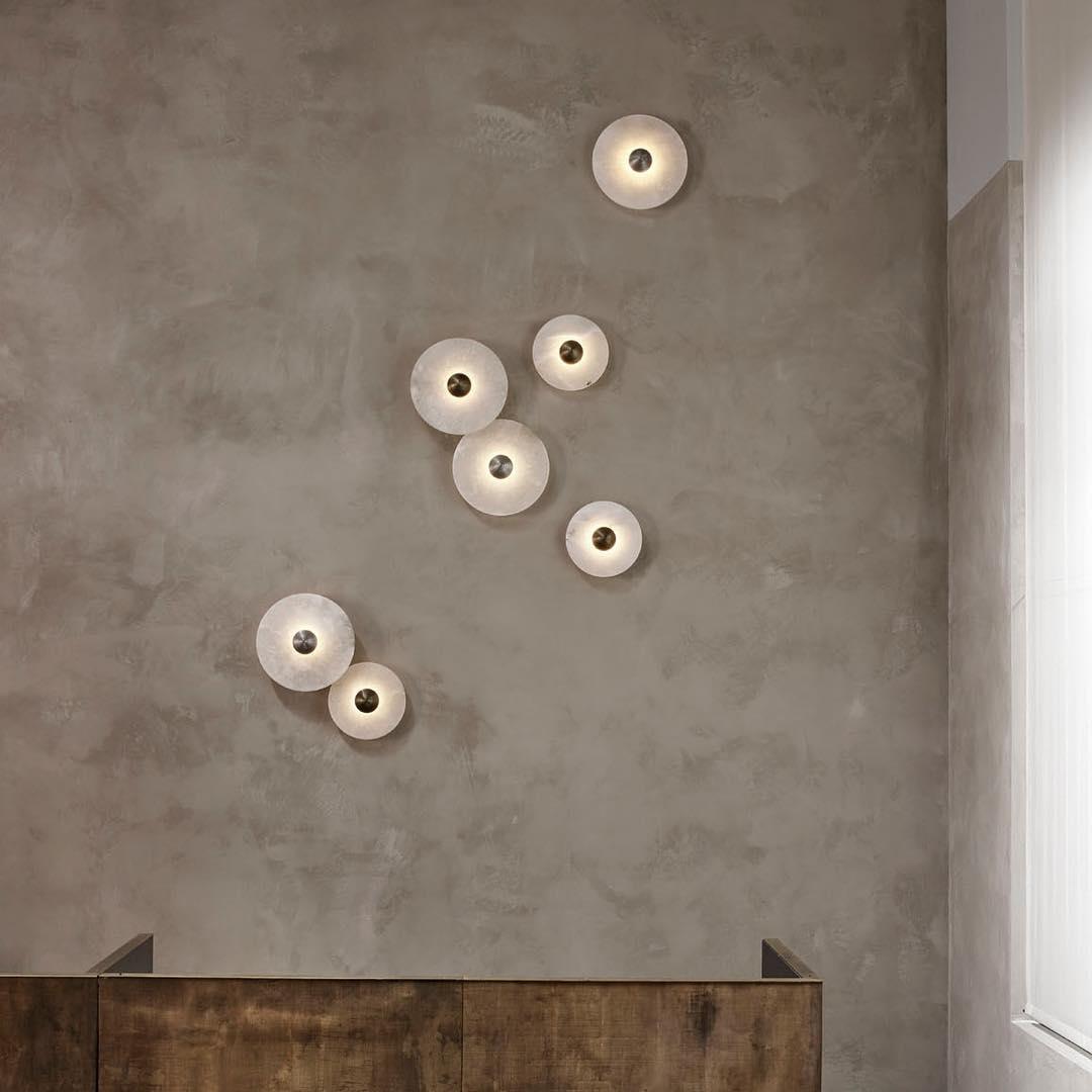 Cryn Collection | Wall Lamp with Sculptural Alabaster Design | Soft Glow for Modern Indoor Spaces 2