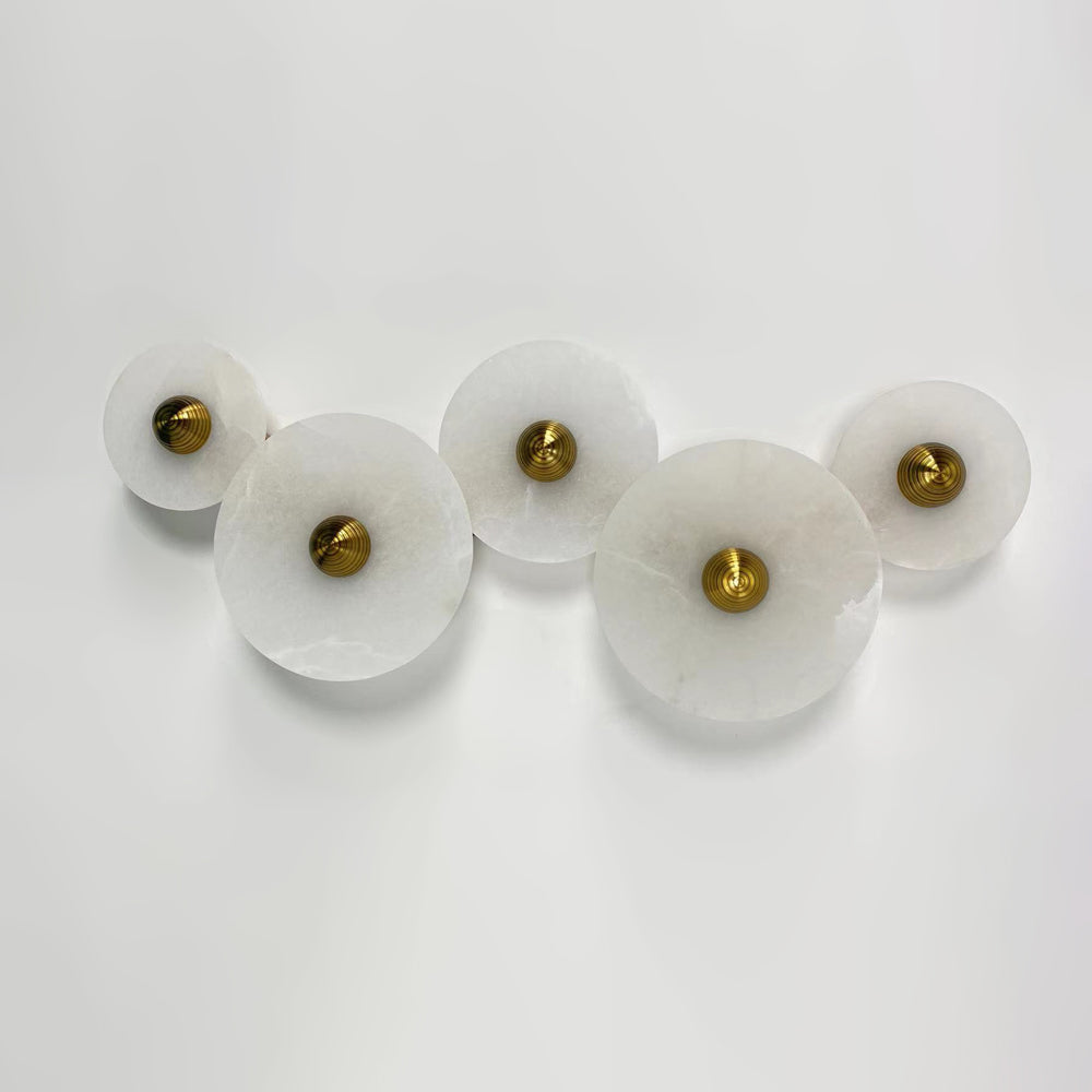 Cryn Collection | Wall Lamp with Sculptural Alabaster Design | Soft Glow for Modern Indoor Spaces 9