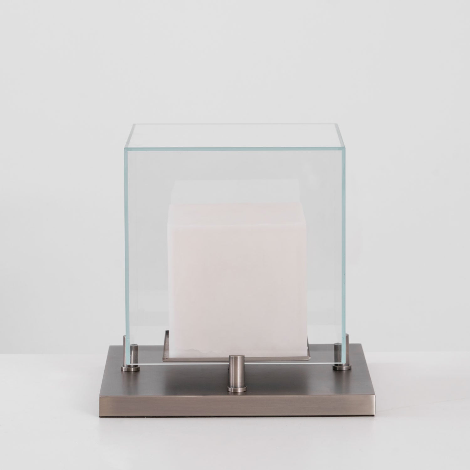 Cubo Alabaster | Table Lamp with Integrated LED & Warm Light | Stylish Bedside Table Lamp for Cozy Indoor Ambiance 6