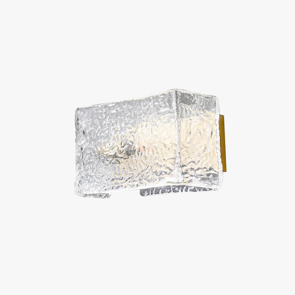Kristy Modern Glass Brass Wall Lamp Bedroom Dining Room