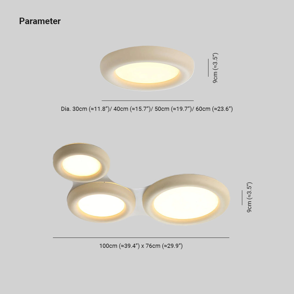 Quinn Round LED Acrylic Ceiling Light
