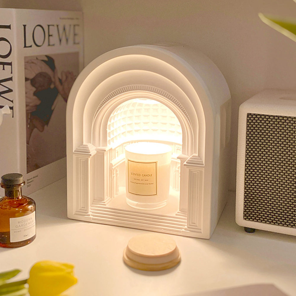 Felicie Art Deco Dome Candle Table Lamp
