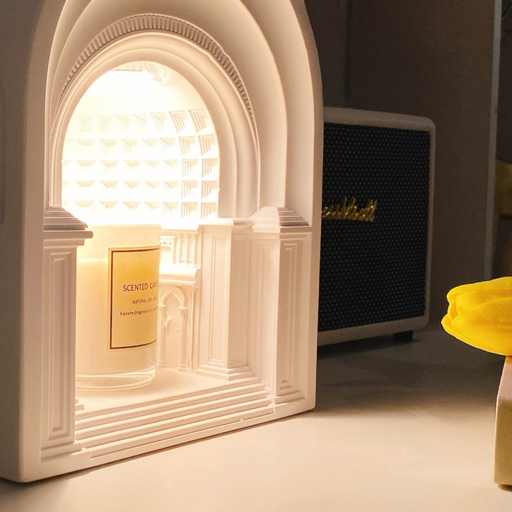 Felicie Art Deco Dome Candle Table Lamp