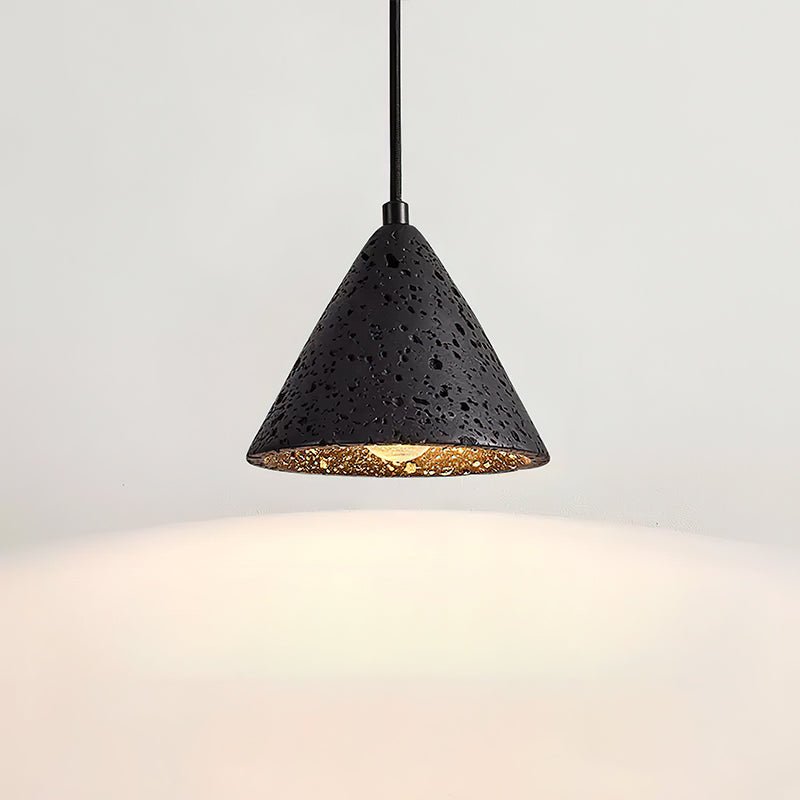 Dome Pendant Light with Organic Travertine Design | Adjustable Height for Kitchen Island and Dining Spaces 9