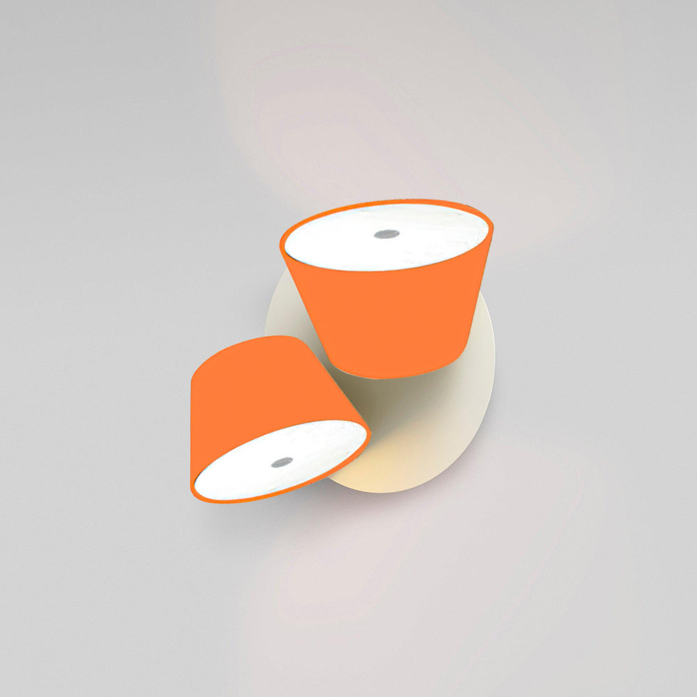 Dual Shade Wall Lamp | Metal Wall Lights with Adjustable Brightness | Modern Design for Versatile Spaces 16