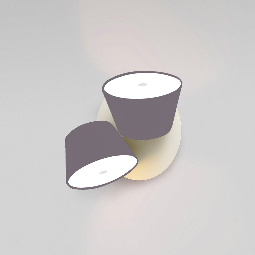 Dual Shade Wall Lamp | Metal Wall Lights with Adjustable Brightness | Modern Design for Versatile Spaces 17