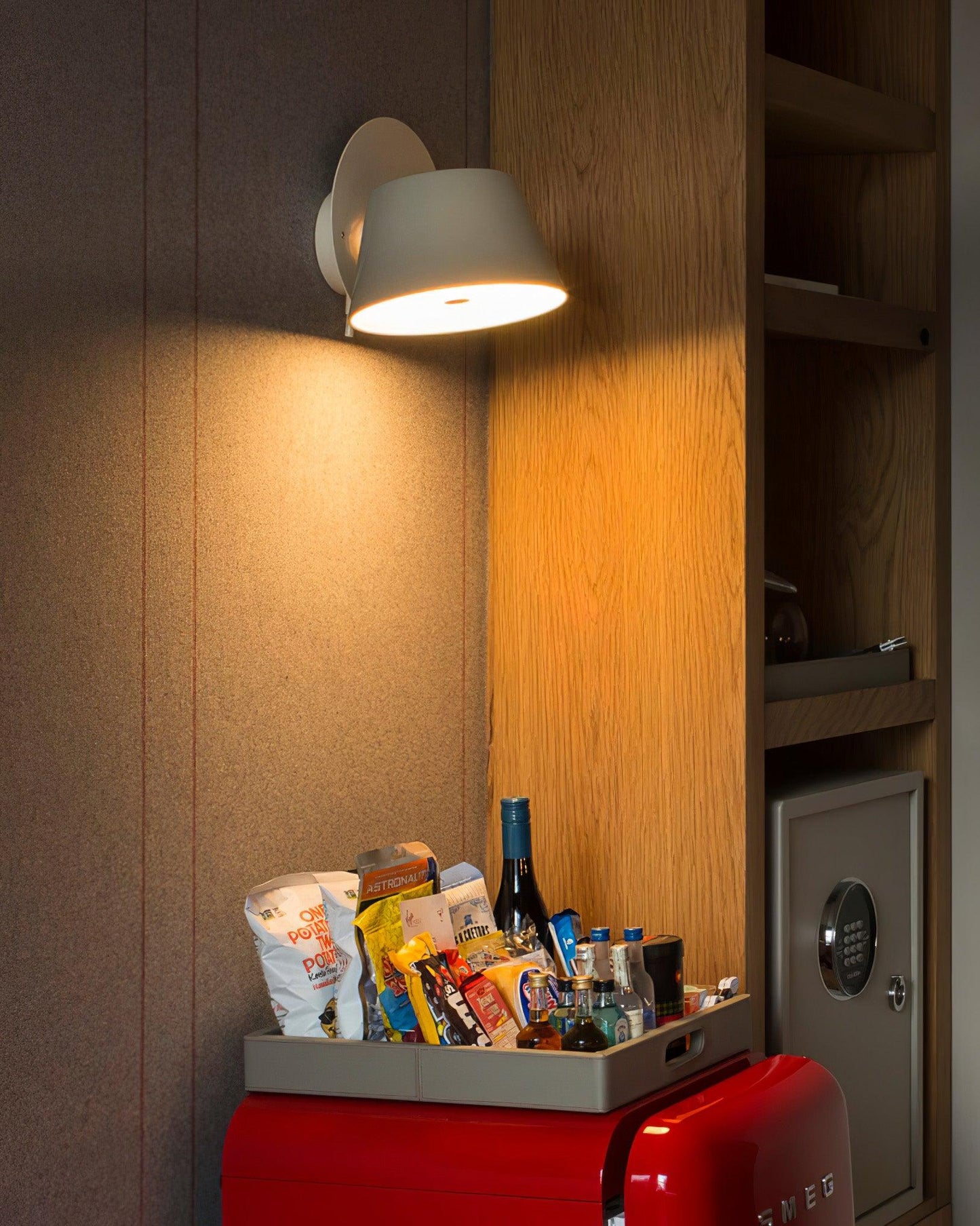 Dual Shade Wall Lamp | Metal Wall Lights with Adjustable Brightness | Modern Design for Versatile Spaces 7