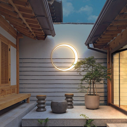 Eclipse | Outdoor Wall Light with IP65 Waterproof Rating | Warm LED Illumination for Garden and Patio 0
