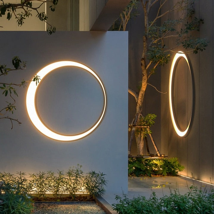 Eclipse | Outdoor Wall Light with IP65 Waterproof Rating | Warm LED Illumination for Garden and Patio 1