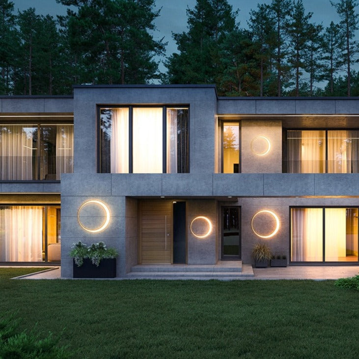 Eclipse | Outdoor Wall Light with IP65 Waterproof Rating | Warm LED Illumination for Garden and Patio 3