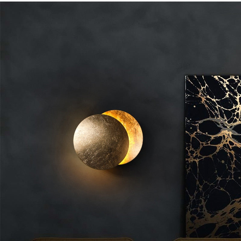 Eclipse | Wall Light with Solar Eclipse Design & Halo Effect | Modern Illumination for Unique Spaces 1