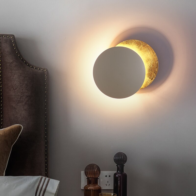 Eclipse | Wall Light with Solar Eclipse Design & Halo Effect | Modern Illumination for Unique Spaces 5