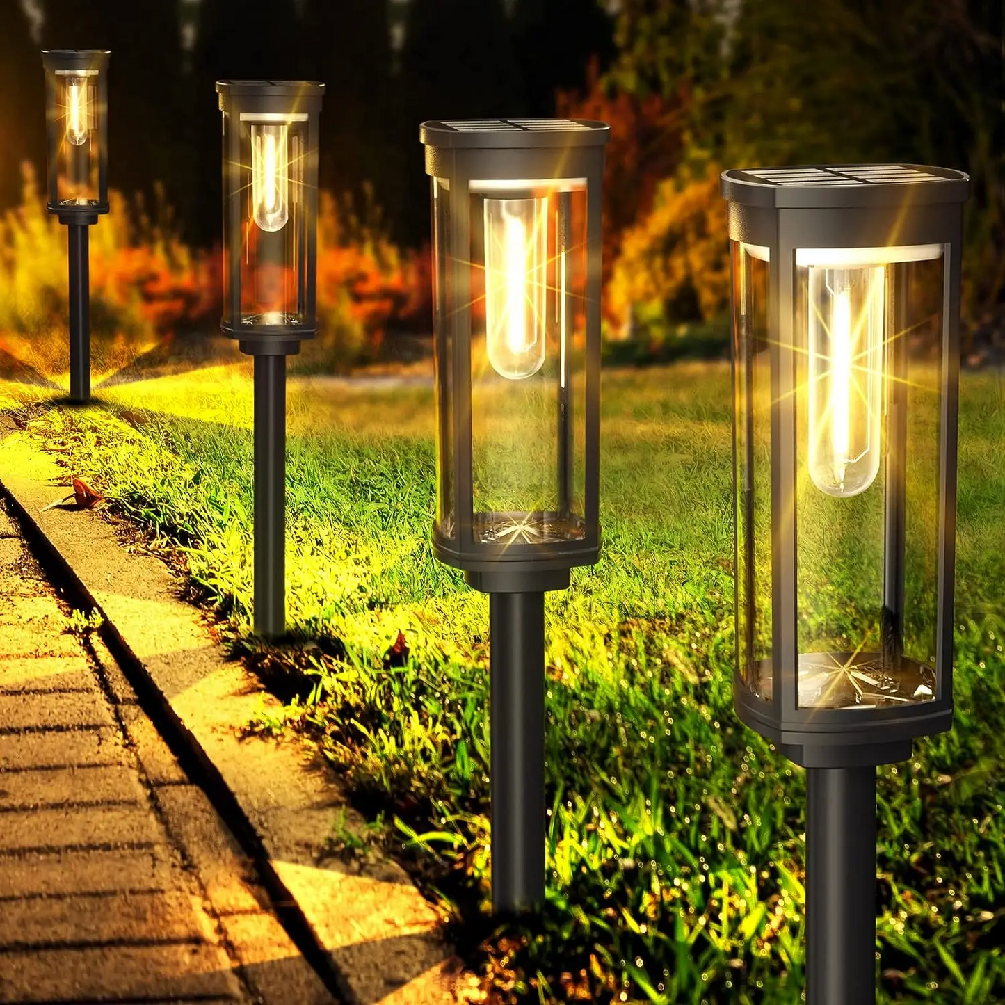 EcoGlow | Solar Lanterns with LED Light for Sustainable Outdoor Ambiance 1